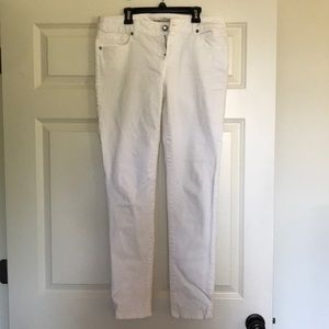 Cabi white jeans size 6